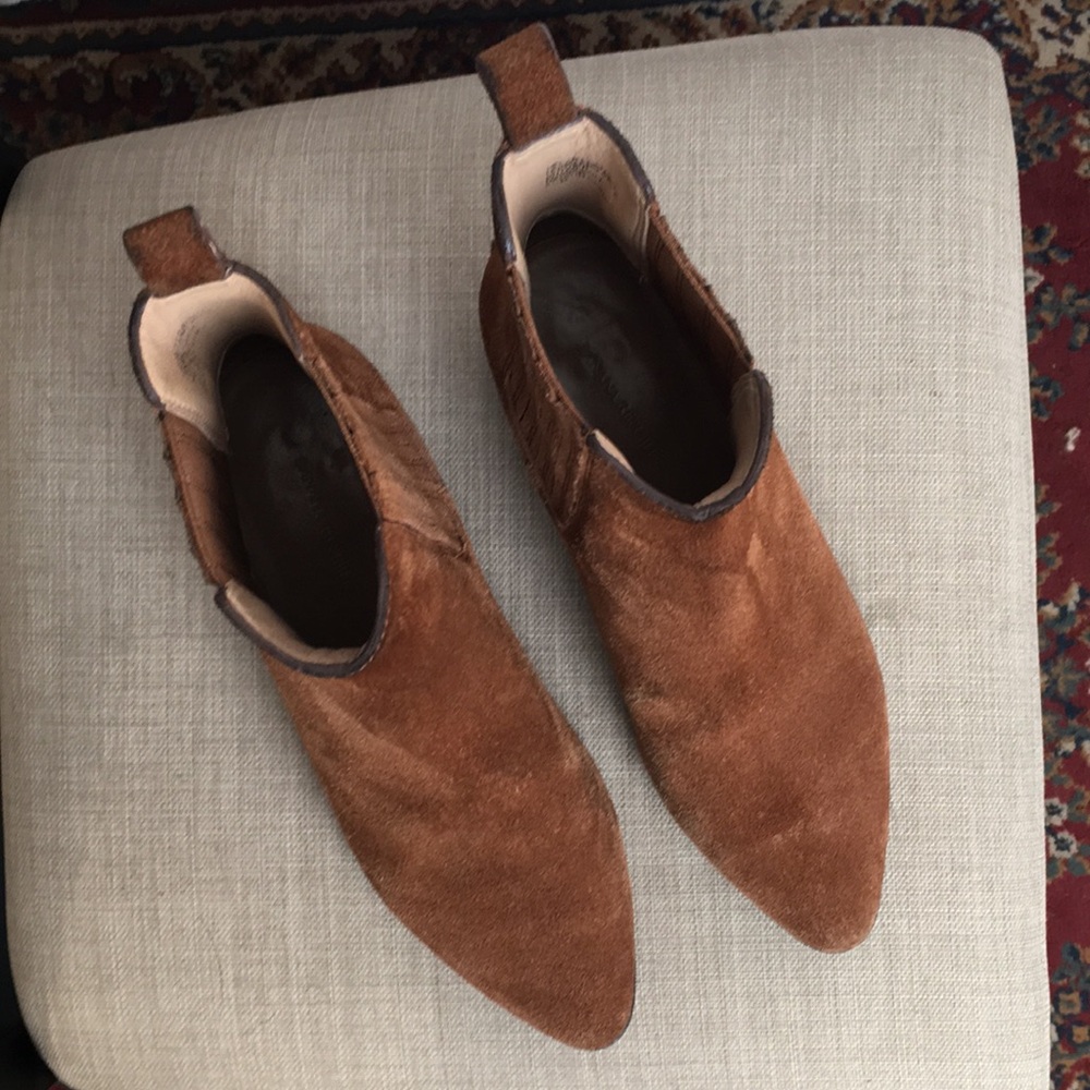 Banana Republic Brown Suede Ankle Boots - Picture 6 of 10